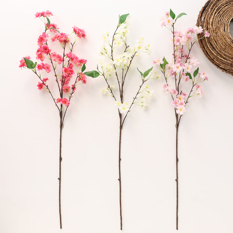 Realistic Single Stem Cherry Blossom for Japanese-Inspired Weddings | Beautiful Indoor Decoration for Home and Events