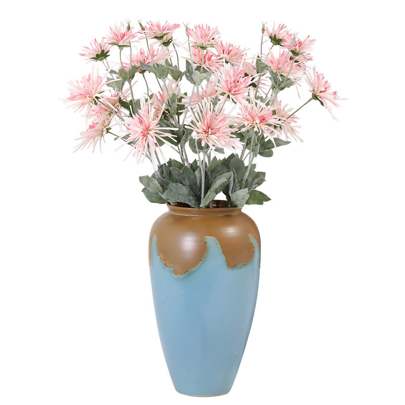 Charming Simulated Crab Claw Chrysanthemum - Perfect Faux Flower for Weddings, Home Decor, and Living Room Accents