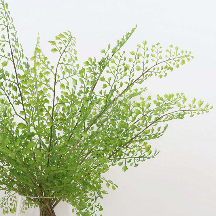 Scandinavian-Inspired Realistic Greenery: Soft Touch Faux Black Stem Reed Grass for Luxurious Living Room Decor