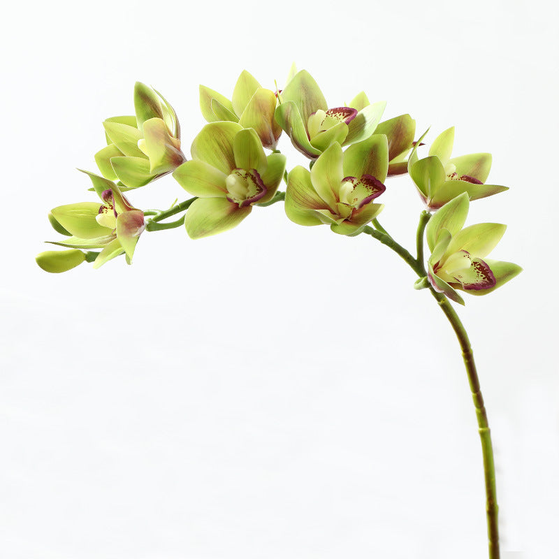 Lifelike 3D Printed Orchid Artificial Flowers - Perfect for Home Décor, Weddings, and Events | Realistic Greenery & Stunning Floral Arrangements