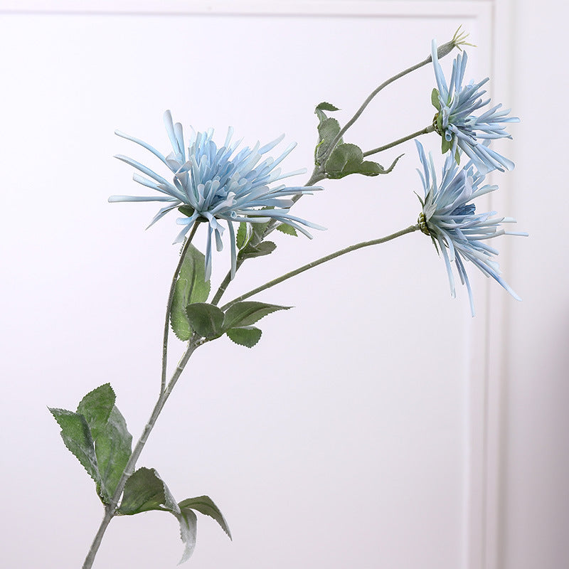 Charming Simulated Crab Claw Chrysanthemum - Perfect Faux Flower for Weddings, Home Decor, and Living Room Accents