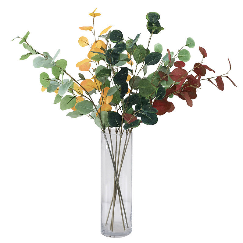 Chic French Eucalyptus & Elegant Money Leaf Faux Plants for Weddings and Home Décor - Lifelike Artificial Flowers for Timeless Charm