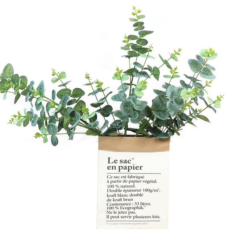 Stylish European-Inspired Faux Money Plant with Lush Green Leaves - Perfect for Minimalist Home Decor, Floor Displays, and Elegant Floral Arrangements