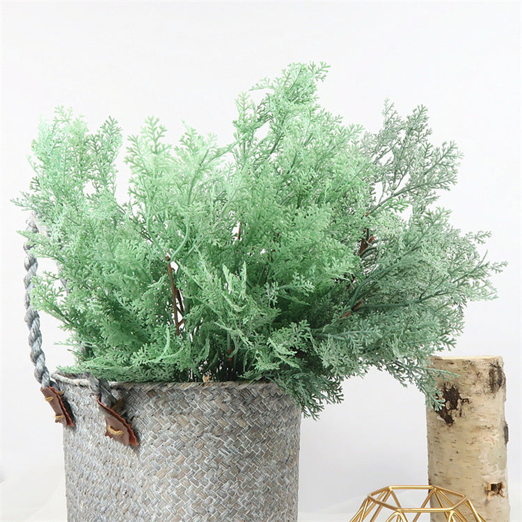 Realistic Artificial Greenery - Lush Cypress Leaves for Stunning Floral Arrangements - Perfect for Living Room, Balcony, and Hanging Baskets