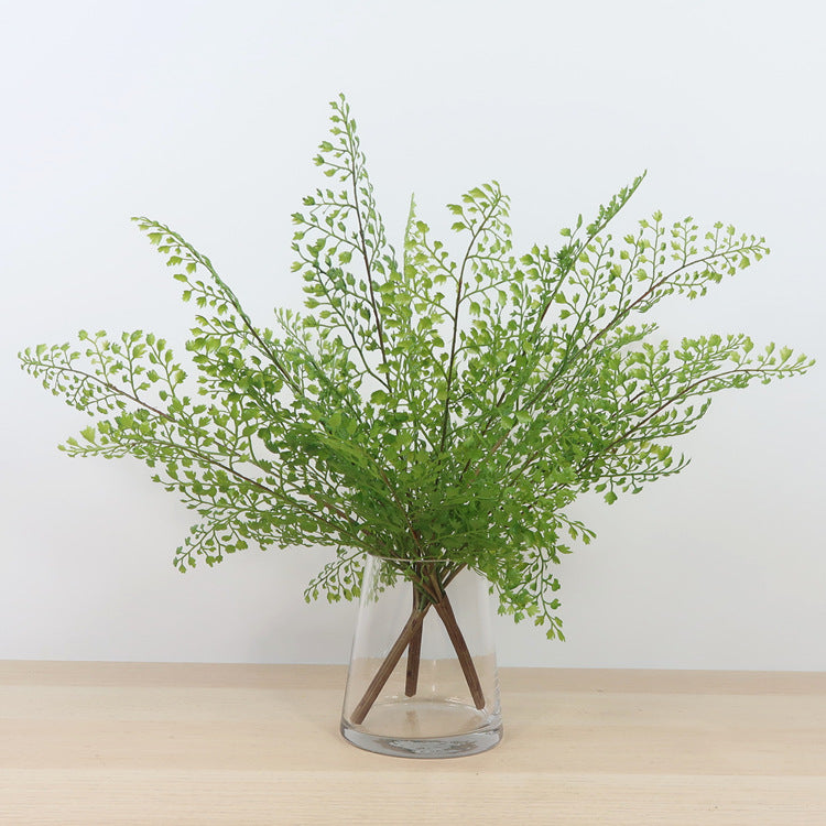 Scandinavian-Inspired Realistic Greenery: Soft Touch Faux Black Stem Reed Grass for Luxurious Living Room Decor