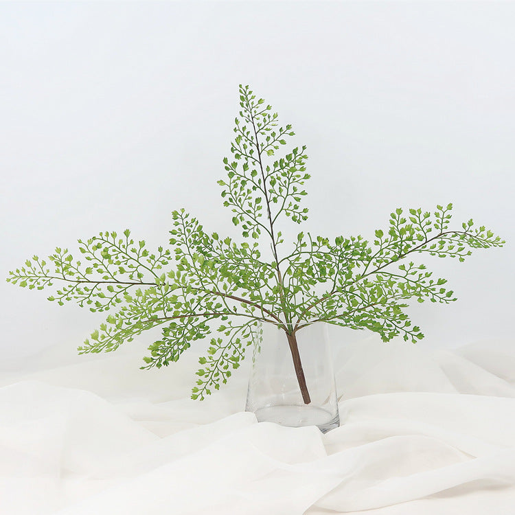 Scandinavian-Inspired Realistic Greenery: Soft Touch Faux Black Stem Reed Grass for Luxurious Living Room Decor