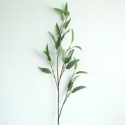 Realistic 4-Prong Eucalyptus Leaves Artificial Plant – Perfect for Home Decor, Weddings, and Floral Arrangements