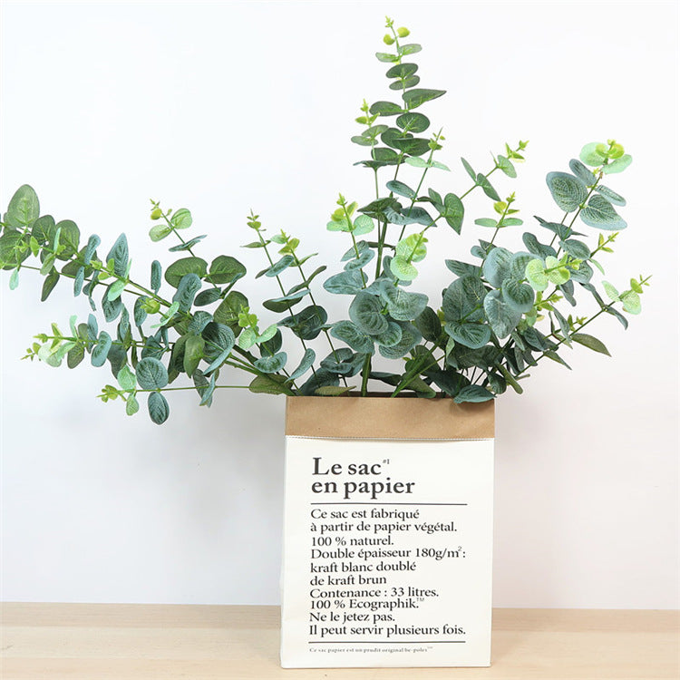 Stylish European-Inspired Faux Money Plant with Lush Green Leaves - Perfect for Minimalist Home Decor, Floor Displays, and Elegant Floral Arrangements