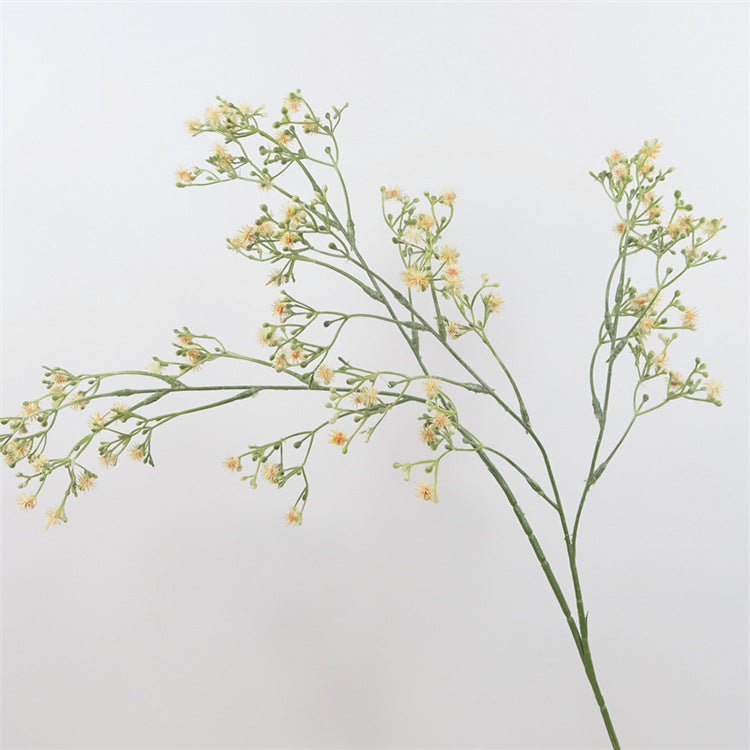 Elegant European-Inspired Faux Dandelion Stem for Home Décor - Stunning Plastic Artificial Flower for Soft Furnishings, Floral Arrangements, and Decorative Wall Displays