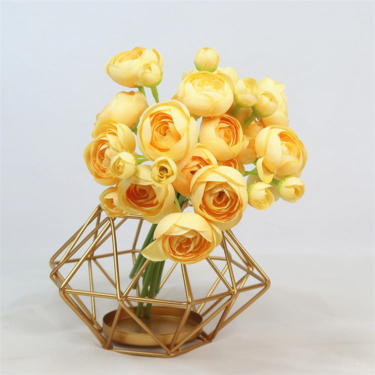 Elegant Artificial Lotus Flower Bouquet - Fresh and Lively Home Décor, Perfect for Weddings or As a Bridal Bouquet,  Silk Faux Flowers for Table Centerpieces