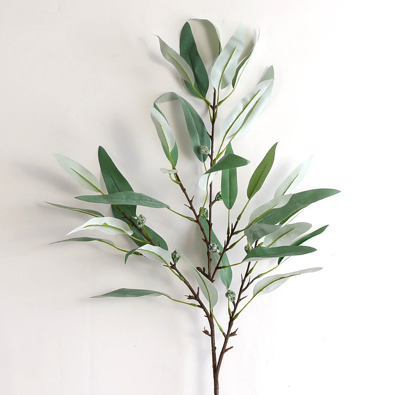 Realistic 4-Prong Eucalyptus Leaves Artificial Plant – Perfect for Home Decor, Weddings, and Floral Arrangements