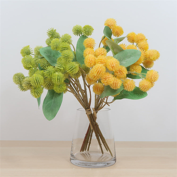 Elegant European-Style Chestnut Blossom Bouquet for Home Décor and Wedding Decorations - Perfect for Floral Arrangements, Photography Props, and Lasting Faux Flowers