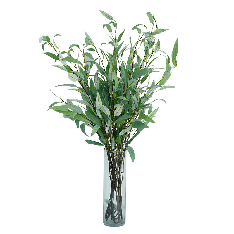 Realistic 4-Prong Eucalyptus Leaves Artificial Plant – Perfect for Home Decor, Weddings, and Floral Arrangements