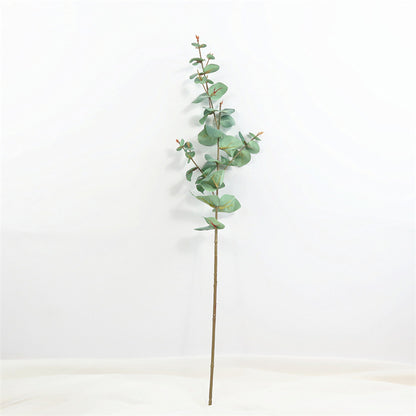 Realistic Single Stem Eucalyptus Leaf Home Décor - Perfect for Weddings, Floral Arrangements, and Elegant Decor Accents