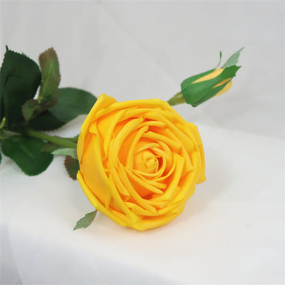 Realistic Touch Moisturizing Rose Single Stem - Ideal for Irish Home Decor, Wedding Bouquets, and Elegant Floral Arrangements