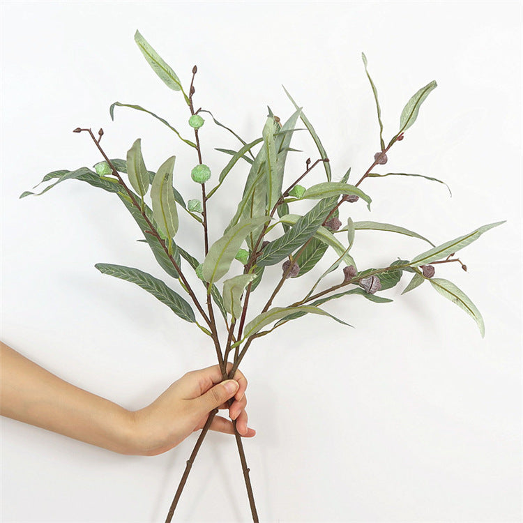 Stylish Scandinavian-Inspired Faux Eucalyptus Leaves – Perfect for Home Decor, Living Room, Dining Room, and Wedding Floral Arrangements