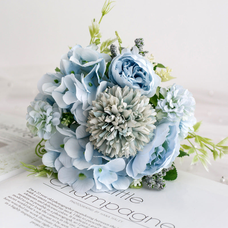 Elegant Nordic-Inspired Artificial Peony Wedding Bouquet – Perfect for Celebrating Special Occasions, Stunning Wedding Photography Props, and Chic Home Decor