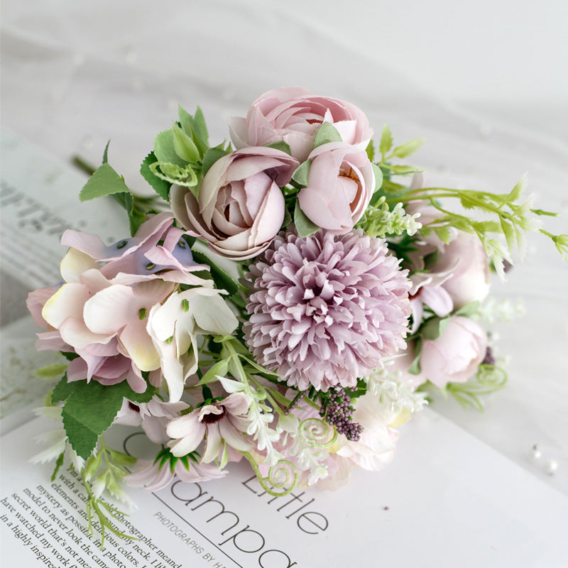 Elegant Nordic-Inspired Artificial Peony Wedding Bouquet – Perfect for Celebrating Special Occasions, Stunning Wedding Photography Props, and Chic Home Decor