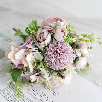 Elegant Nordic-Inspired Artificial Peony Wedding Bouquet – Perfect for Celebrating Special Occasions, Stunning Wedding Photography Props, and Chic Home Decor