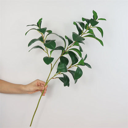 High-Quality Faux Douban Leaf Greenery – Perfect for Home Decor, Rustic Weddings, Hotel Landscaping, and Nature-Inspired Arrangements