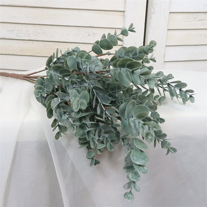 Nordic Style Artificial Eucalyptus Money Leaf Plant - Elegant Home and Wedding Decor, Ideal for Floral Arrangements, Potted Greenery, and Wall Decorations