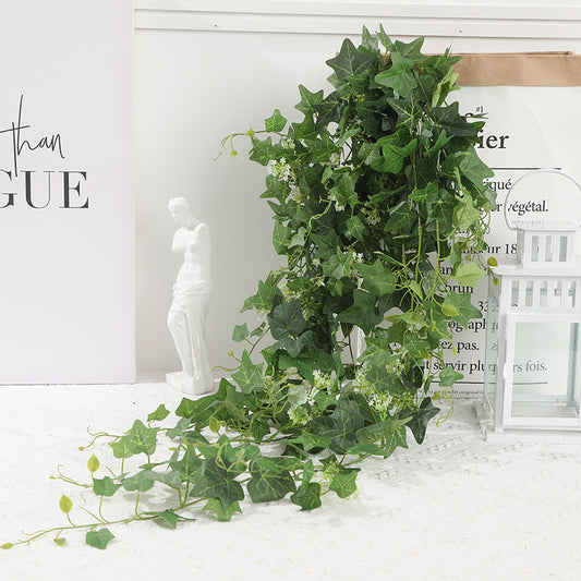 Realistic Vine-Like Decorative Plant with Flowers - Ideal for Wall and Ceiling Decoration, Perfect for Adding a Touch of Greenery to Your Home or Office