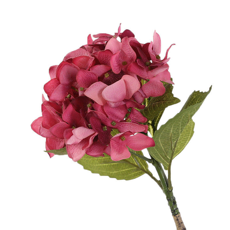 Luxurious Touch Moisture-Proof Hydrangea Artificial Flower Arrangement - Perfect for Dining Tables, Home Decor, and Sample Room Displays