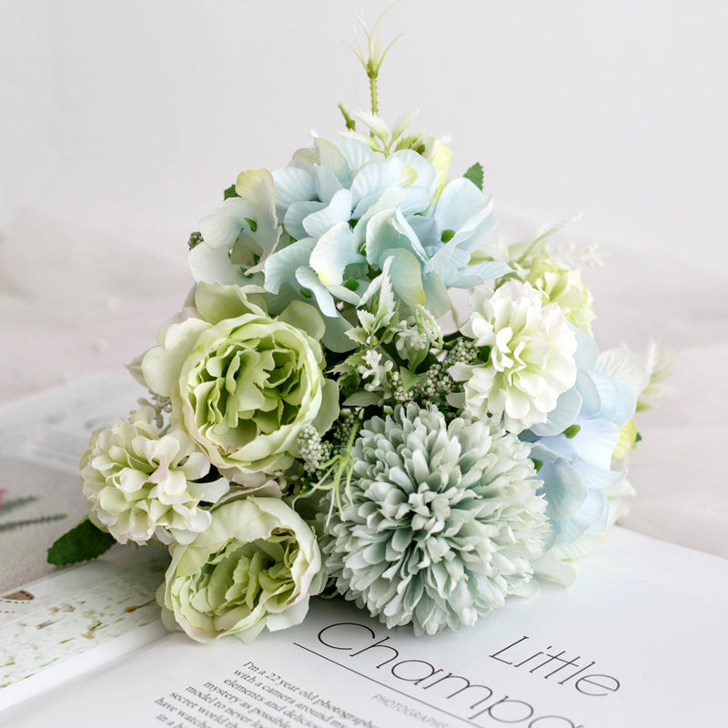 Elegant Nordic-Inspired Artificial Peony Wedding Bouquet – Perfect for Celebrating Special Occasions, Stunning Wedding Photography Props, and Chic Home Decor