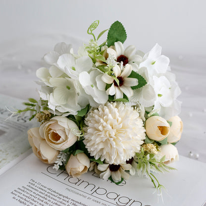 Elegant Nordic-Inspired Artificial Peony Wedding Bouquet – Perfect for Celebrating Special Occasions, Stunning Wedding Photography Props, and Chic Home Decor