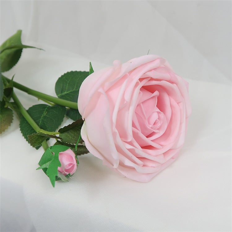 Realistic Touch Moisturizing Rose Single Stem - Ideal for Irish Home Decor, Wedding Bouquets, and Elegant Floral Arrangements