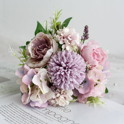 Elegant Nordic-Inspired Artificial Peony Wedding Bouquet – Perfect for Celebrating Special Occasions, Stunning Wedding Photography Props, and Chic Home Decor