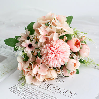 Elegant Nordic-Inspired Artificial Peony Wedding Bouquet – Perfect for Celebrating Special Occasions, Stunning Wedding Photography Props, and Chic Home Decor