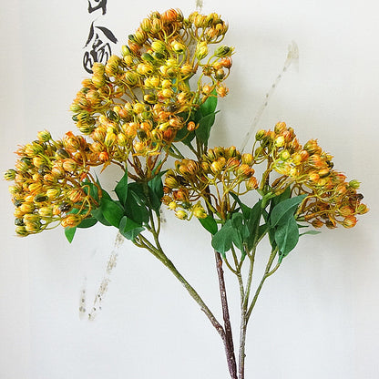 Realistic 27-Branch Jasmine Flower Arrangement - Lifelike Faux Floral Home Décor for Styling, Photography & Decoration