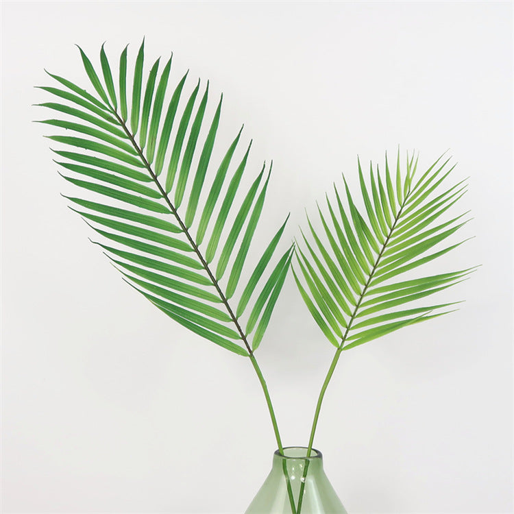 Stunning Scandinavian-Style Single Stem Palm Leaf - Lifelike Foxtail Plant Wall Décor for Weddings and Events - Elegant Greenery Home Accent