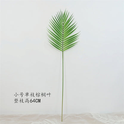 Stunning Scandinavian-Style Single Stem Palm Leaf - Lifelike Foxtail Plant Wall Décor for Weddings and Events - Elegant Greenery Home Accent