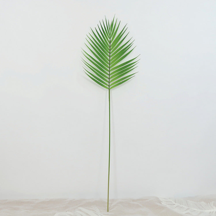 Stunning Scandinavian-Style Single Stem Palm Leaf - Lifelike Foxtail Plant Wall Décor for Weddings and Events - Elegant Greenery Home Accent