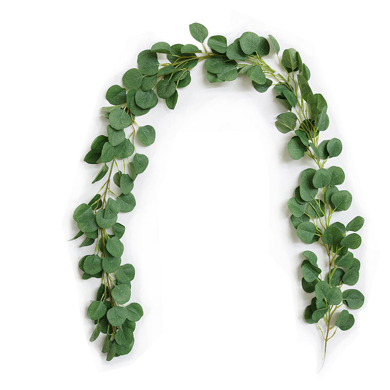 2-Meter Eucalyptus Leaf Vine for Baby's First Birthday Party Decoration and Wedding Decor – Perfect for Forest-Themed Events!