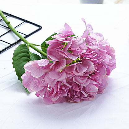 Stunning Single-Stem Hydrangea Flower | Realistic Faux Floral Arrangement for Home, Hotels, Weddings & Photography Props