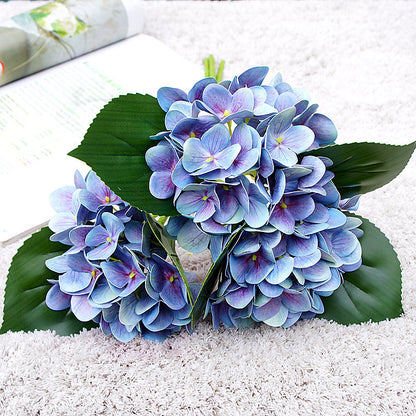 Realistic 3D Hydrangea Artificial Flowers - Perfect Home, Hotel, and Mall Décor, Ideal for Weddings and Photography Props