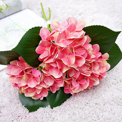 Realistic 3D Hydrangea Artificial Flowers - Perfect Home, Hotel, and Mall Décor, Ideal for Weddings and Photography Props