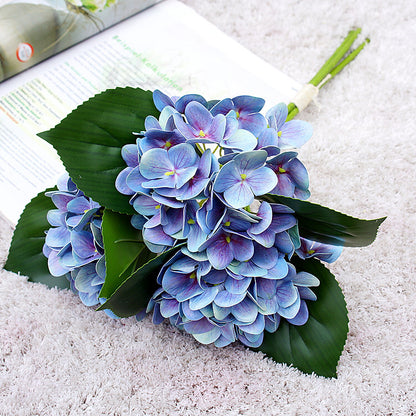 Realistic 3D Hydrangea Artificial Flowers - Perfect Home, Hotel, and Mall Décor, Ideal for Weddings and Photography Props