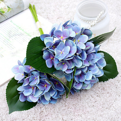 Realistic 3D Hydrangea Artificial Flowers - Perfect Home, Hotel, and Mall Décor, Ideal for Weddings and Photography Props