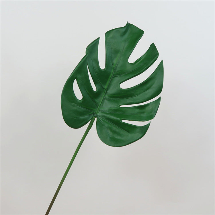 High-Quality Faux Monstera Leaves for Creative DIY Floral Arrangements - Perfect for Home Decoration, Living Room Accent, and Greenery Enthusiasts