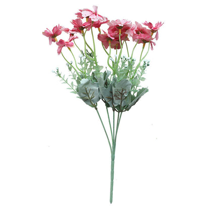 Realistic Artificial Roly Poly Daisies for Home Decor - Elegant Wedding Bouquet and Wall Plants | Perfect for INS Aesthetic Decoration MW71111