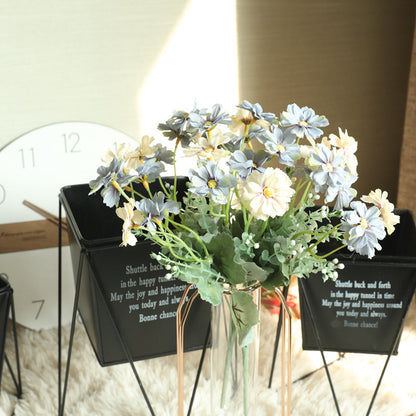 Realistic Artificial Roly Poly Daisies for Home Decor - Elegant Wedding Bouquet and Wall Plants | Perfect for INS Aesthetic Decoration MW71111