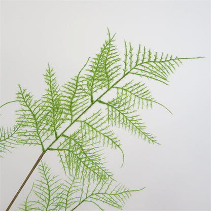 Nordic-Inspired Faux Green Plant - Elegant Asparagus Fern Branch for Home and Office Décor | Lush, Year-Round Greenery | Perfect Indoor Decorative Accent