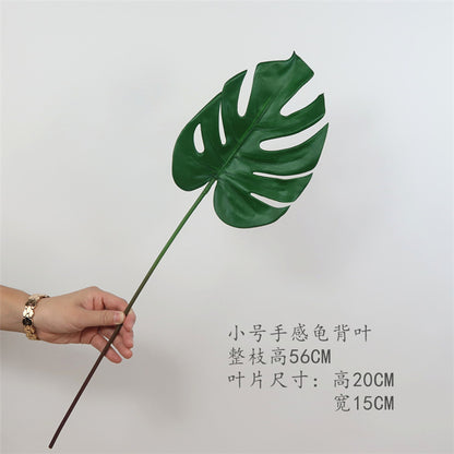 High-Quality Faux Monstera Leaves for Creative DIY Floral Arrangements - Perfect for Home Decoration, Living Room Accent, and Greenery Enthusiasts