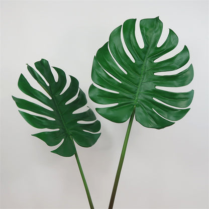 High-Quality Faux Monstera Leaves for Creative DIY Floral Arrangements - Perfect for Home Decoration, Living Room Accent, and Greenery Enthusiasts