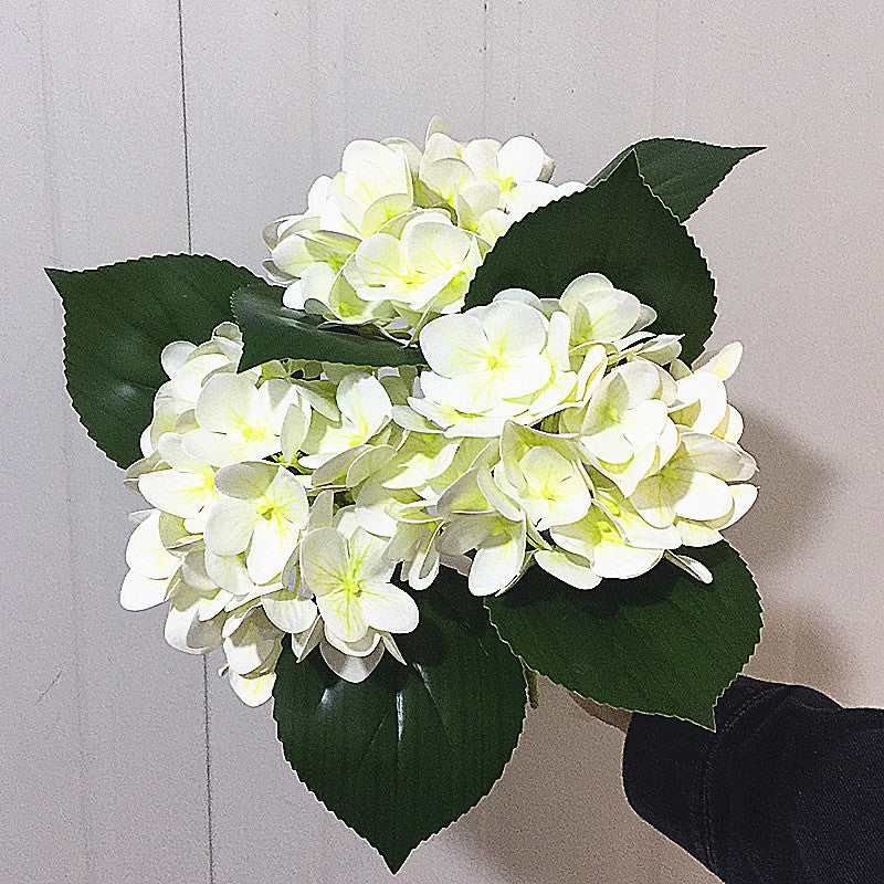 Realistic 3D Hydrangea Artificial Flowers - Perfect Home, Hotel, and Mall Décor, Ideal for Weddings and Photography Props