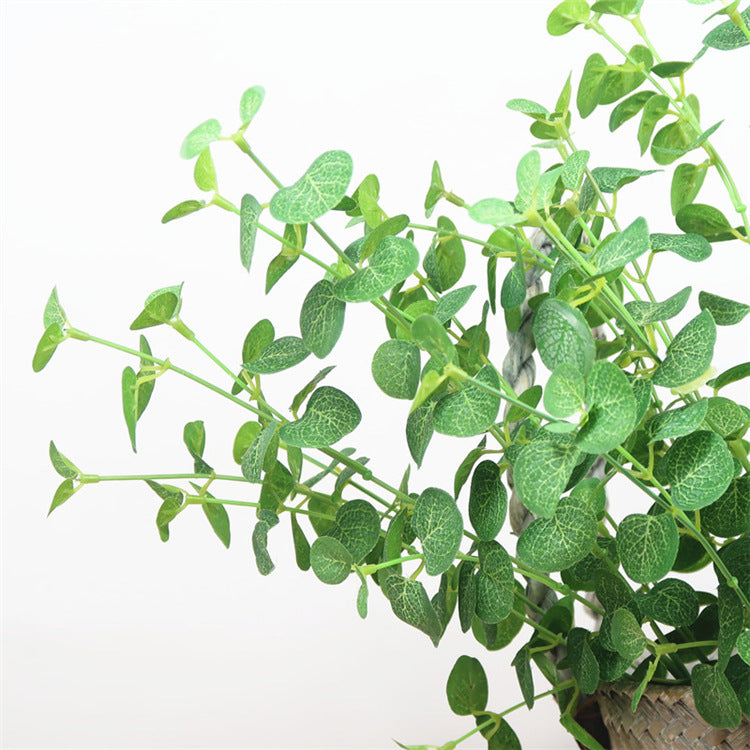 Stunning Faux Greenery Leaves Bundle – Perfect for Money Plant, Honeysuckle & Floral Arrangements – Ideal for Weddings and Decorative Displays